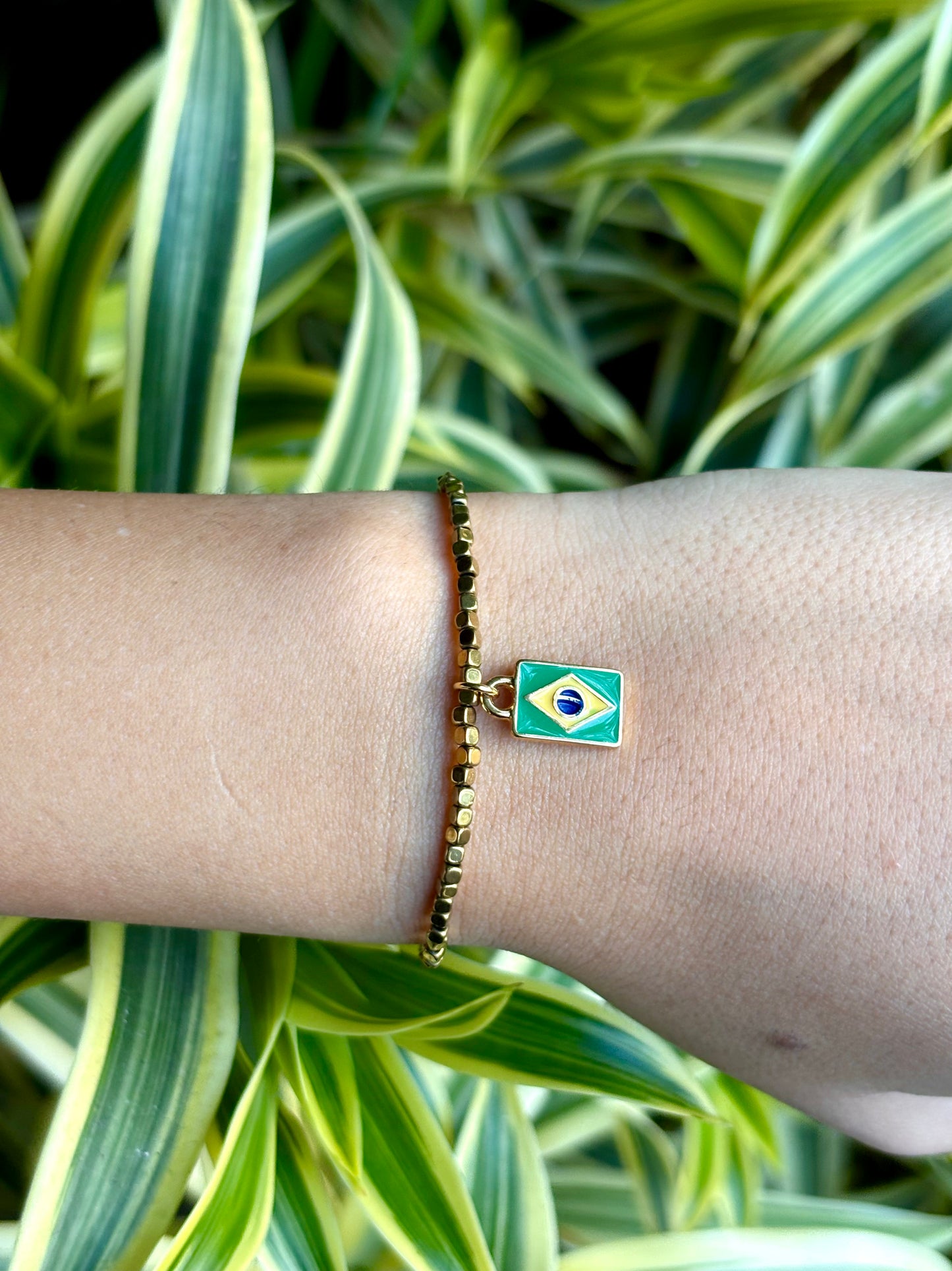 Pulseira Hematita Brasil Core