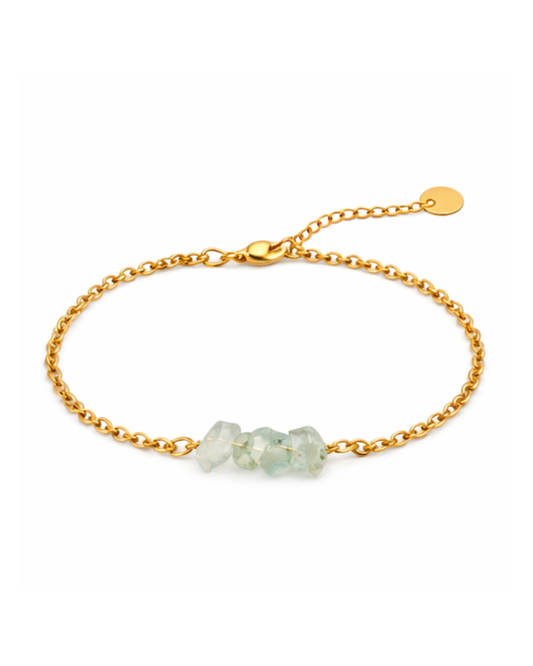 Pulseira Corrente Prehnita
