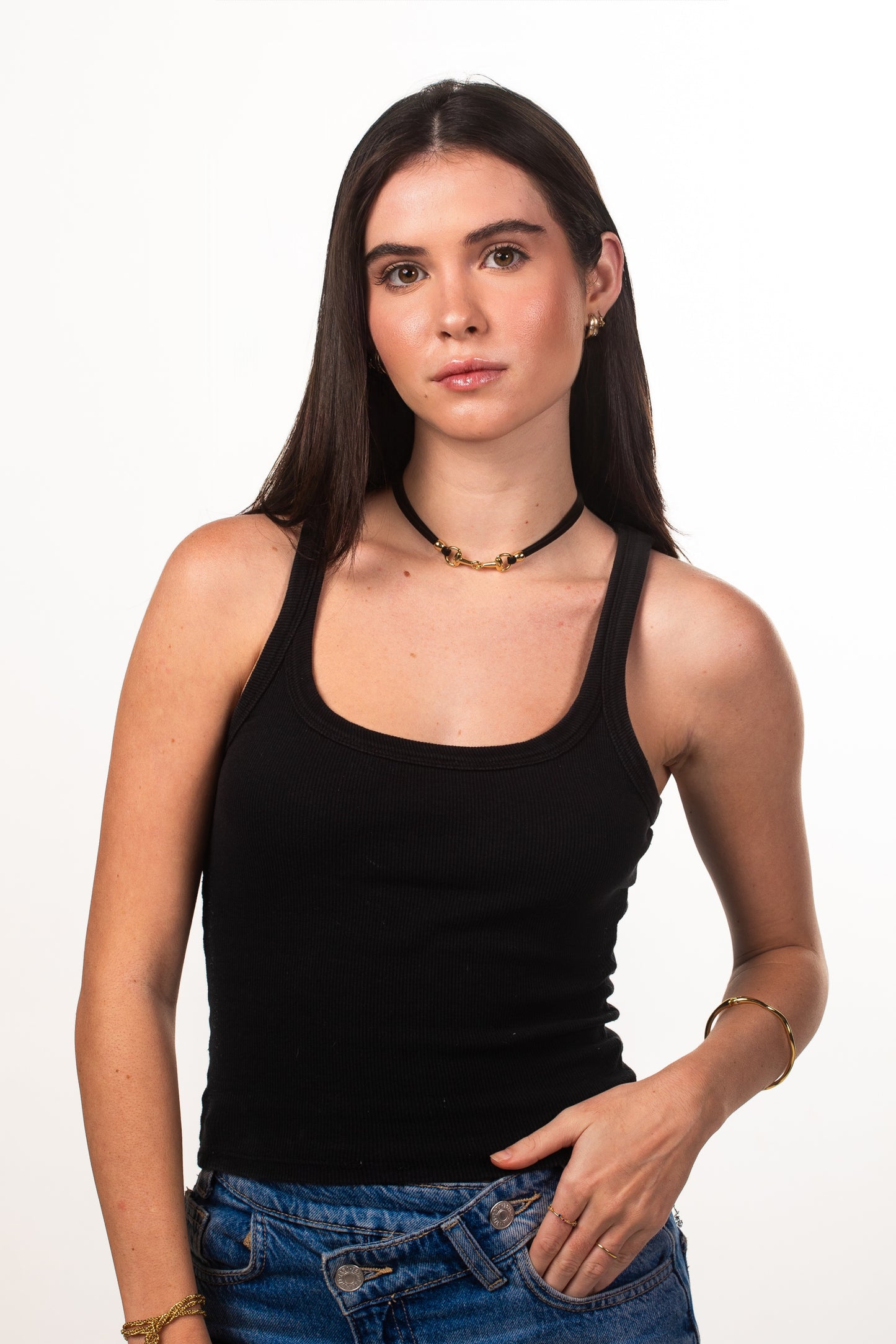 Colar Choker Courinho Western