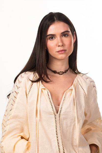 Choker Courinho Boho