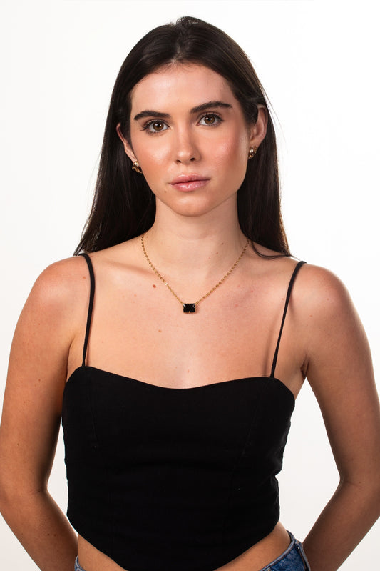 Colar Cristal Black