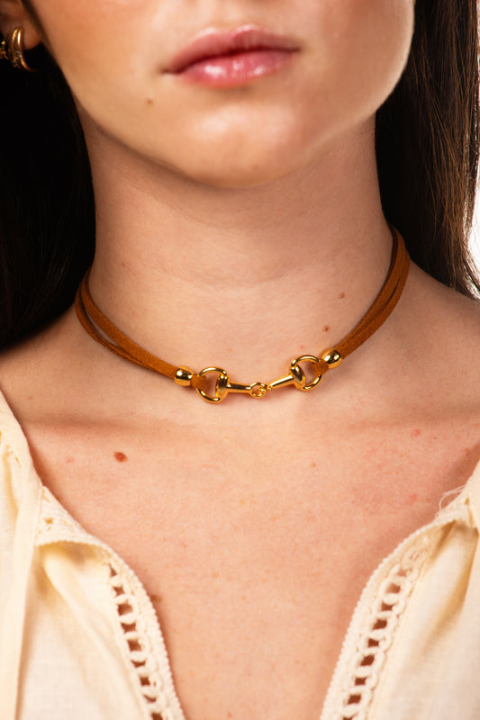 Colar Choker Courinho Western