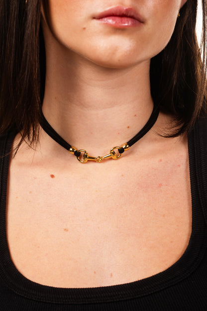 Colar Choker Courinho Western