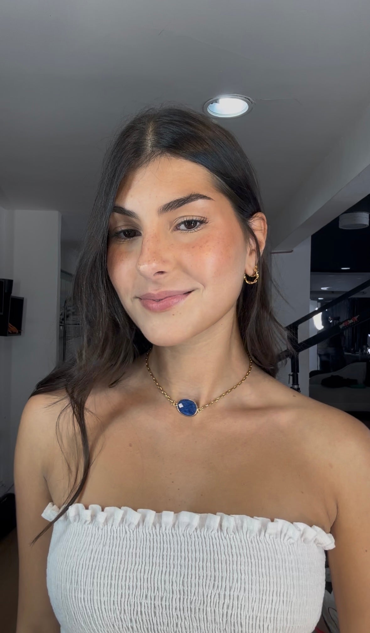 Choker pingente Lápis-Lazzúli