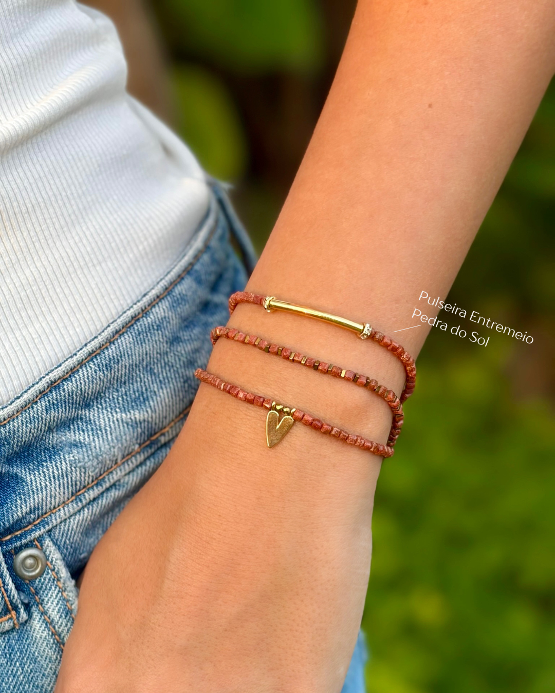 Pulseira Entremeio Pedra do Sol