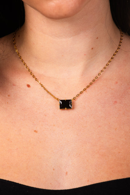 Colar Cristal Black