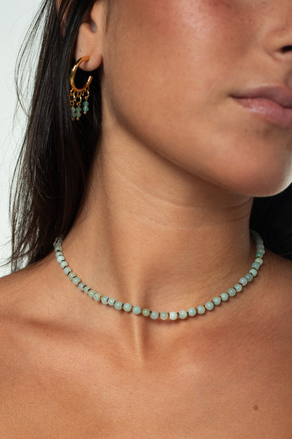 Choker Aura Água Marinha