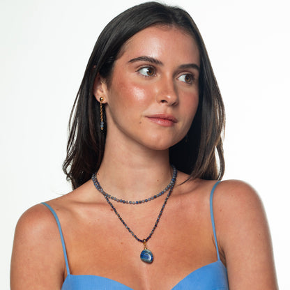 Colar Milagres Aventurina Azul