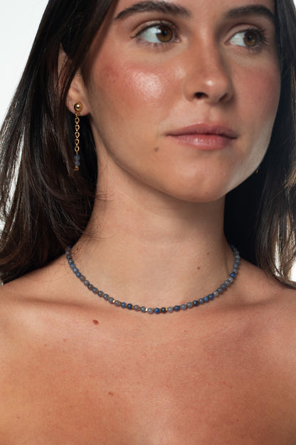 Choker Aura Aventurina Azul