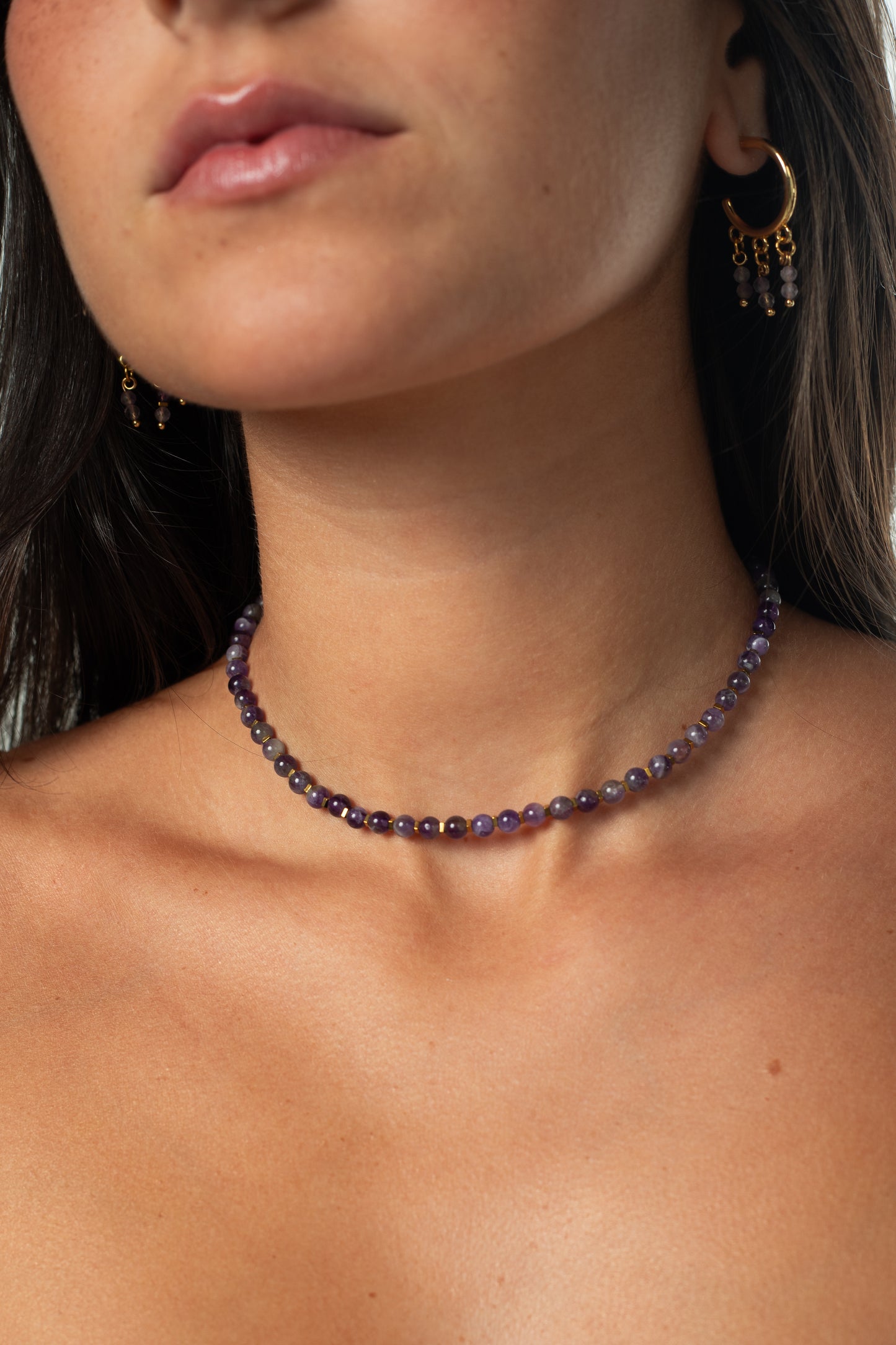 Choker Aura Ametista