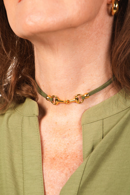 Colar Choker Courinho Western
